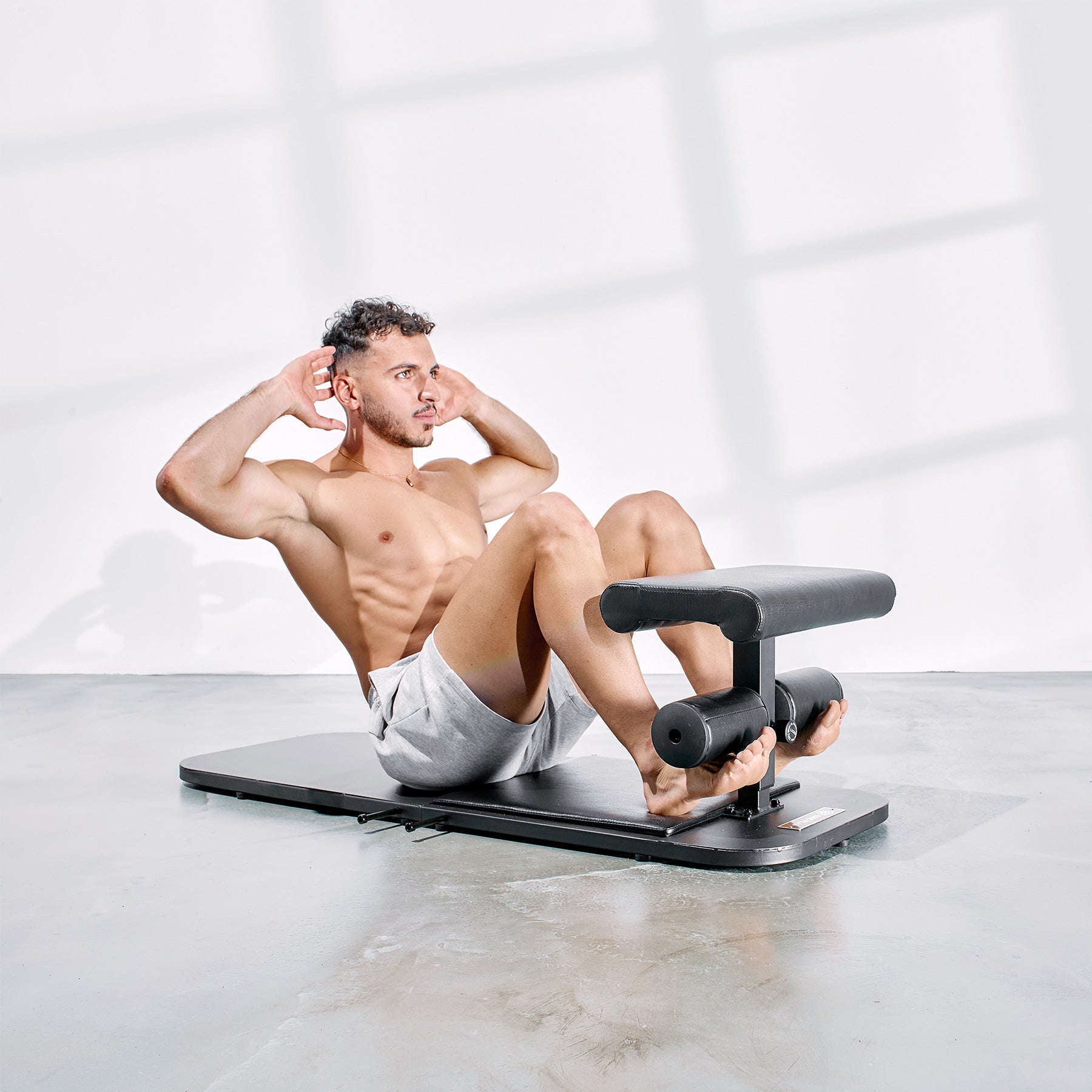 crunch abdominaux banc musculation