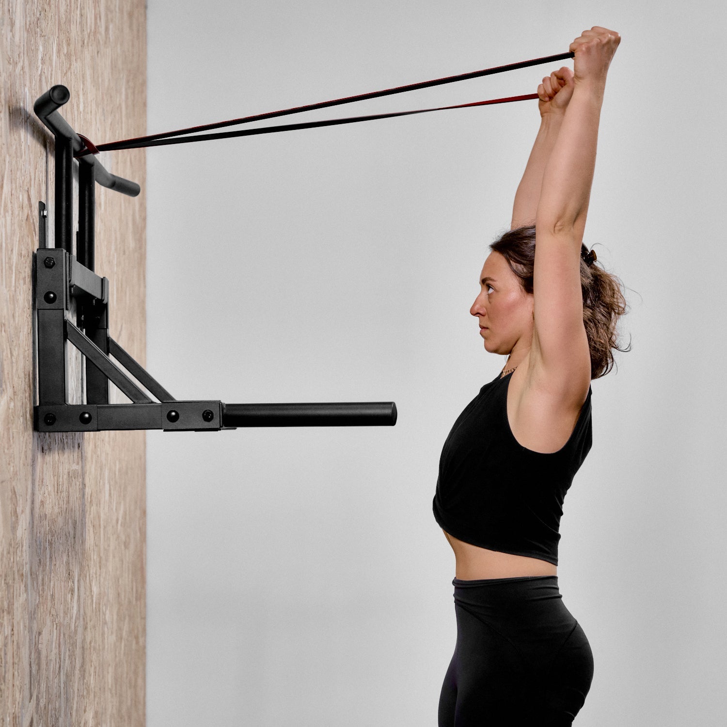 wall-mounted dips and pull-up bar