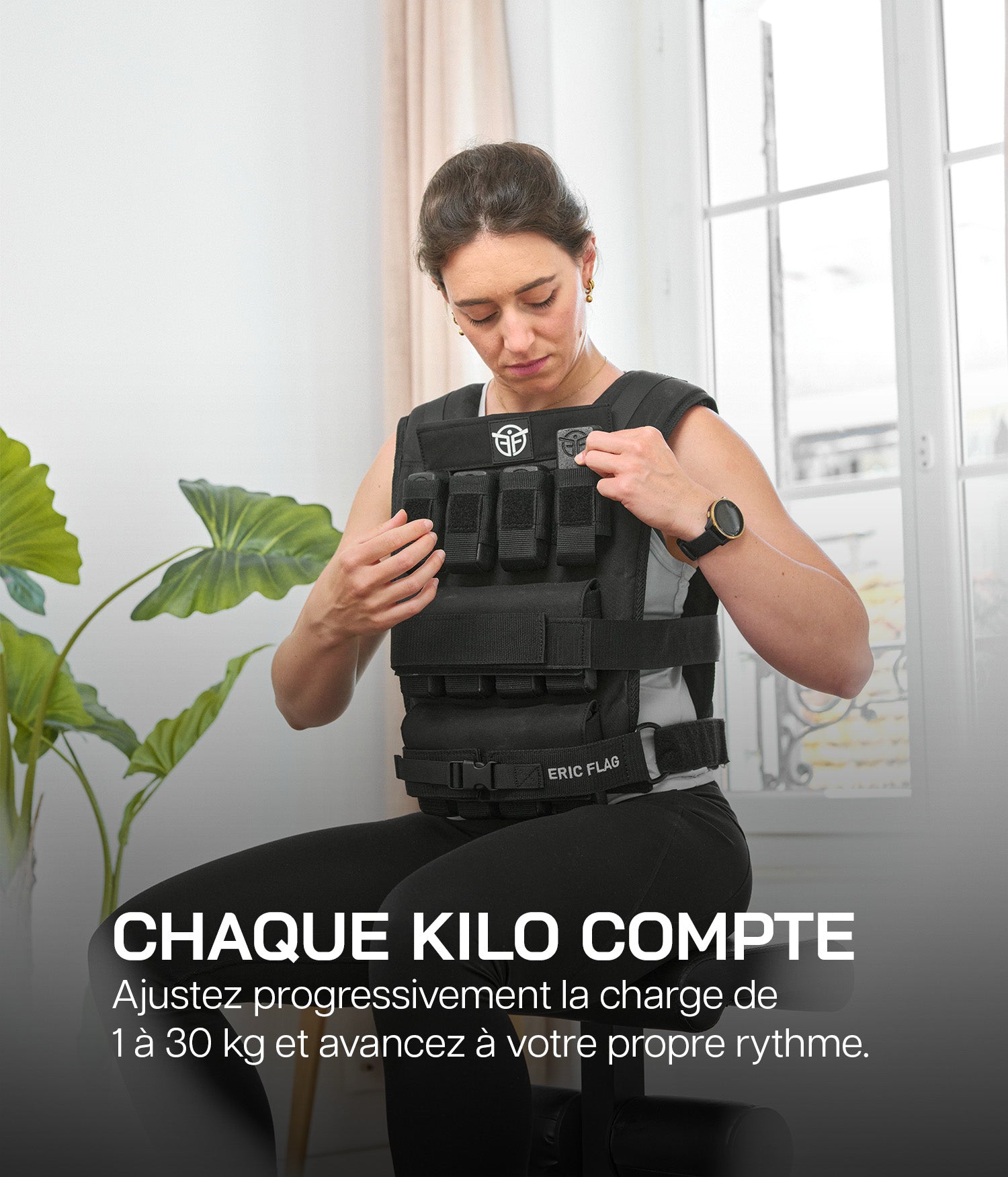 Chaleco lastrado de 30 kg