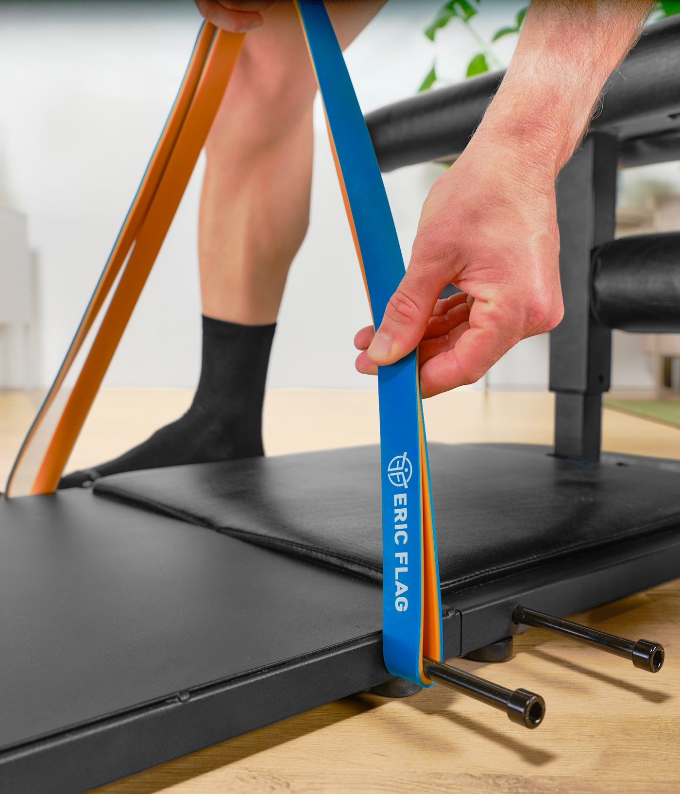 elastic bands weight bench