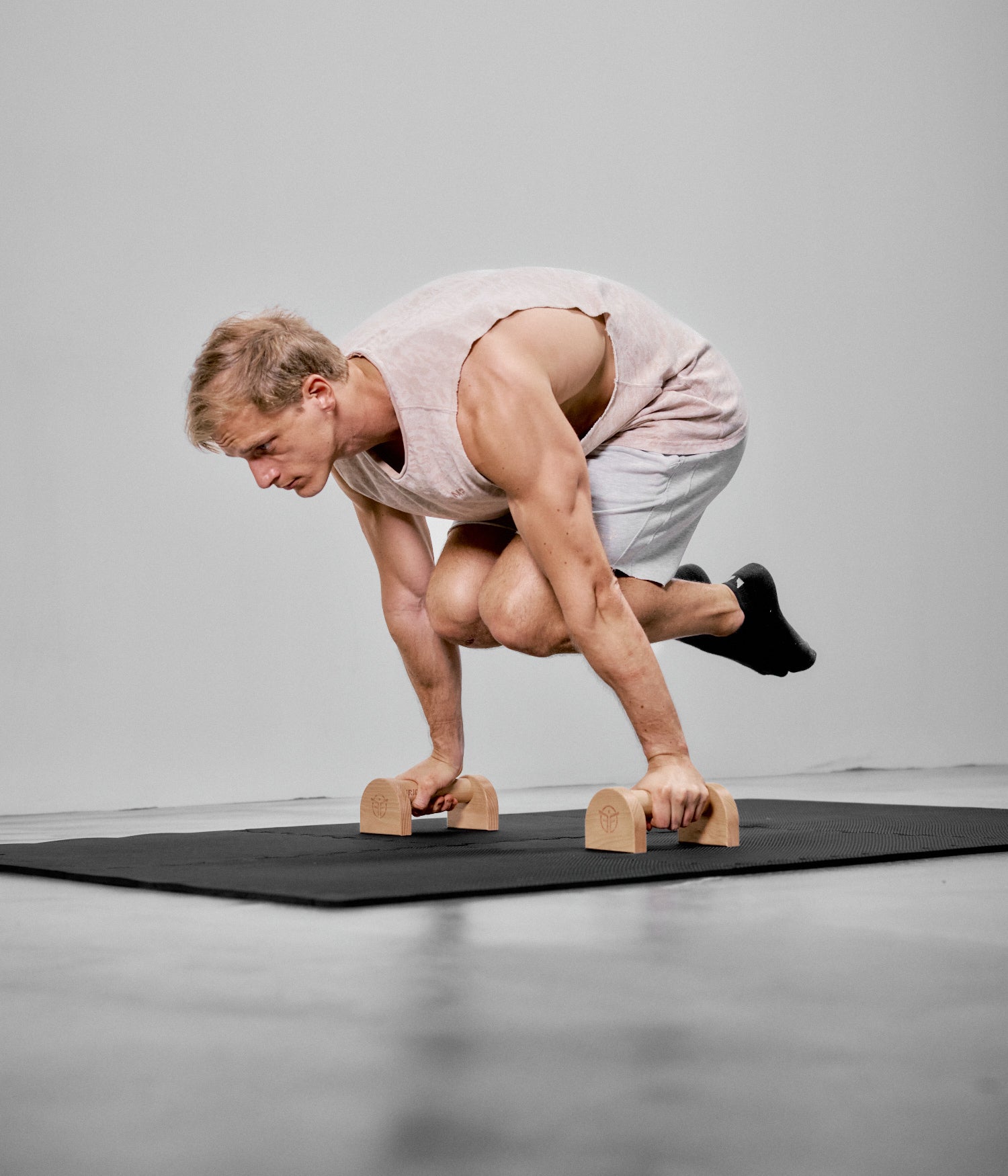 parallettes en bois