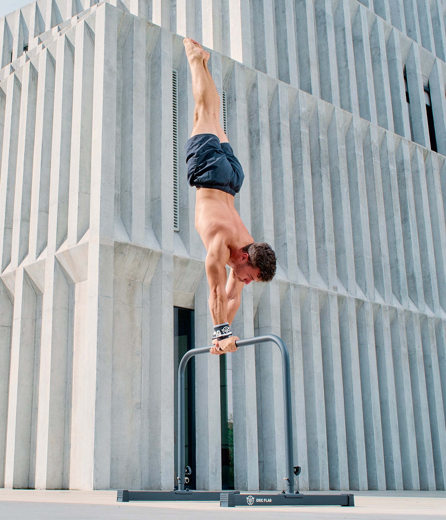 handstand on high bar