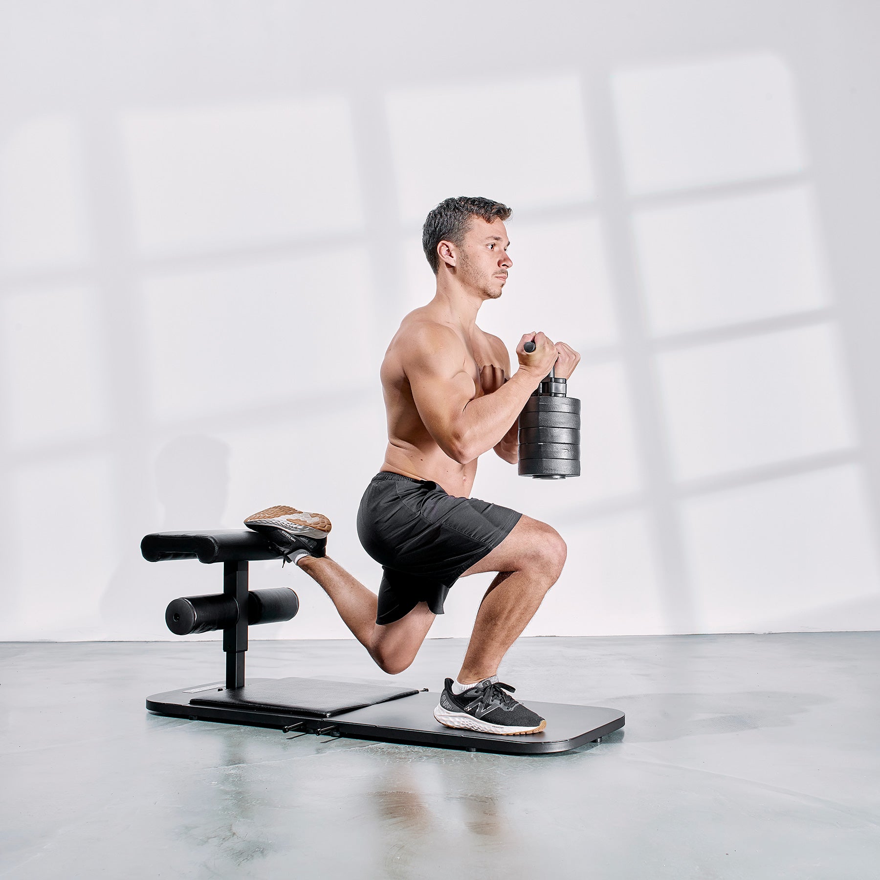 Affondi bulgari con kettlebell