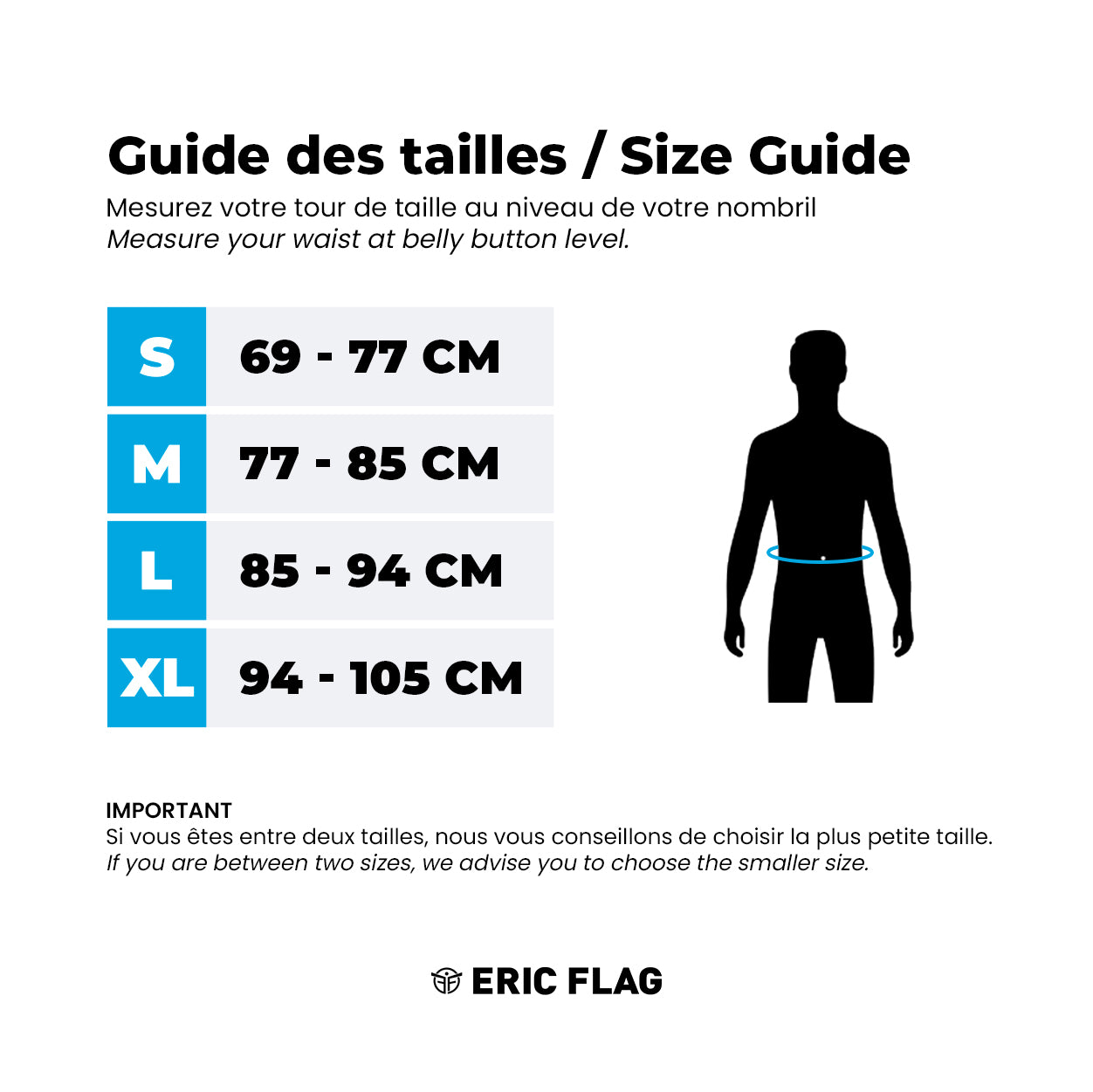size guide power belt eric flag