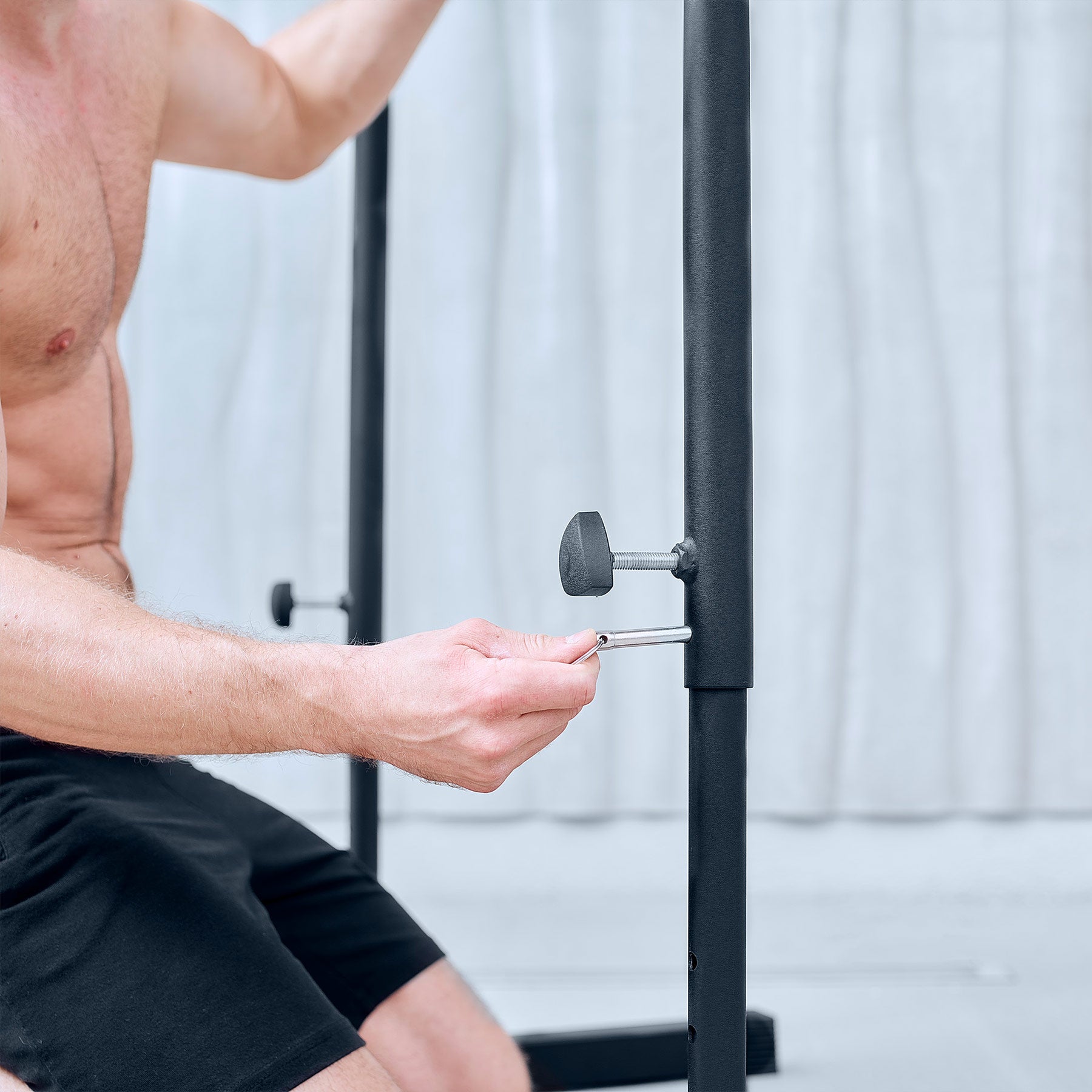 adjustable calisthenics bar