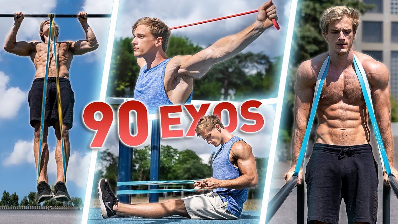 exercices élastiques de musculation