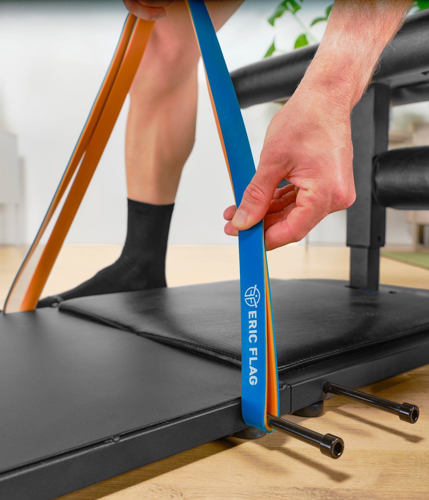 élastiques banc de musculation