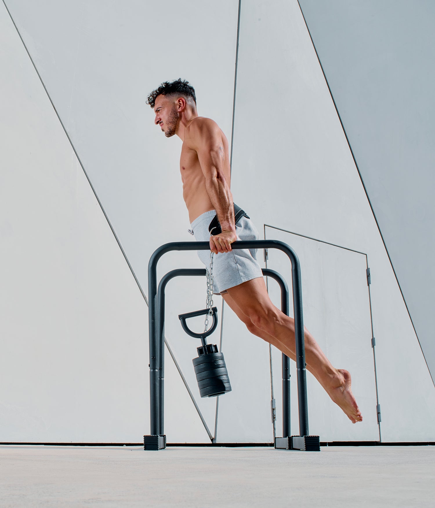 dips lestés kettlebell