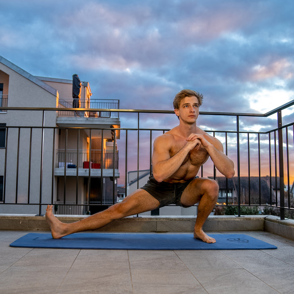 Pack Gym Mat + 3 Elastic Bands + Push up Bars