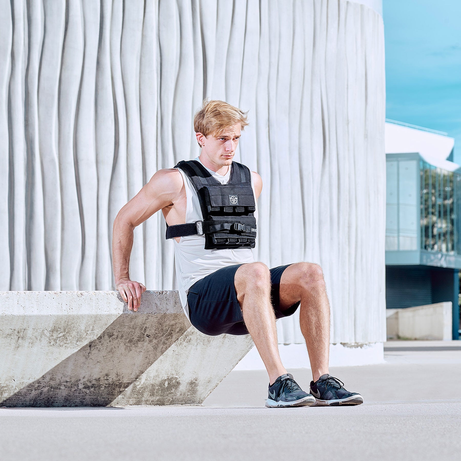 exercise with weighted vest